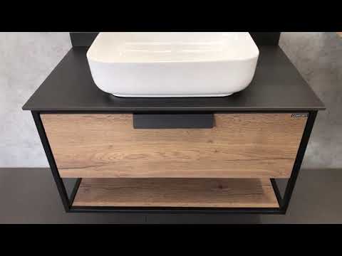 Обзор мебели для ванной комнаты Комфорти Кёльн 90 черный Обзор мебели для ванной комнаты Комфорти Кёльн 90 черный