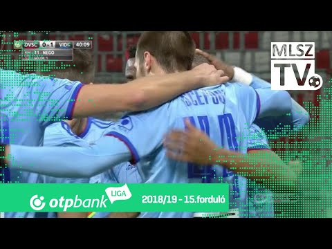 Nego Loic gólja a DVSC - Mol Vidi FC mérkőzésen