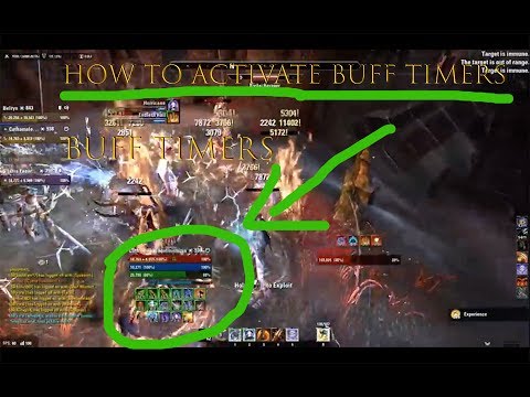 ESO HOW TO ACTIVATE BUFF TIMERS ON CONSOLE *MORROWIND UPDATE NEW*