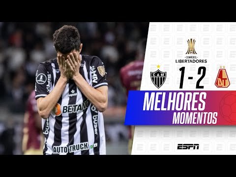 Gols e lances de Atlético Mineiro x Deportes Tolima