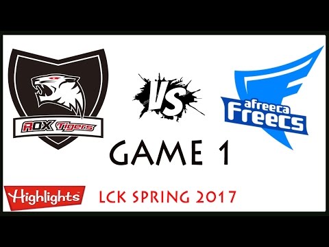 [19-03-2017] ROX vs AFS | Game 1 |# Highlight | LCK Spring 2017 HD
