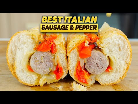 How to Make the Best SAUSAGE & PEPPERS Recipe Like an Italian