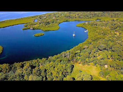 Development potential with an extensive waterfront. Road-Water access, 5 min to Bocas del Toro town.