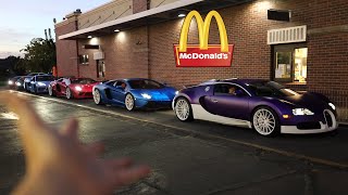Taking my Supercar Collection to McDonalds