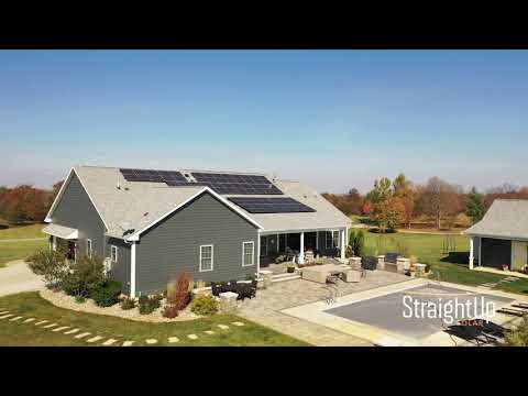 Video of 12.16kW rooftop system