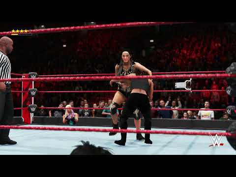 WWE 2K20 Universe Mode Raw Week 10 Sarah Logan VS Mandy Rose Part 1