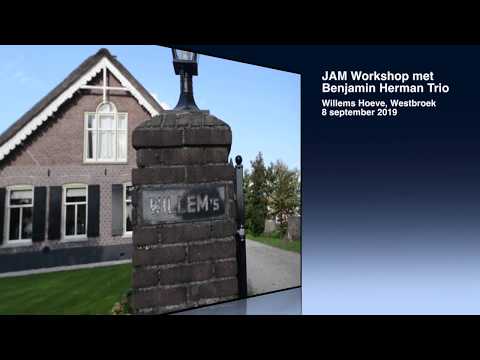Benjamin Herman Trio bij JAM Nederland in de Farmstead Jazz Club Westbroek 08-09-2019