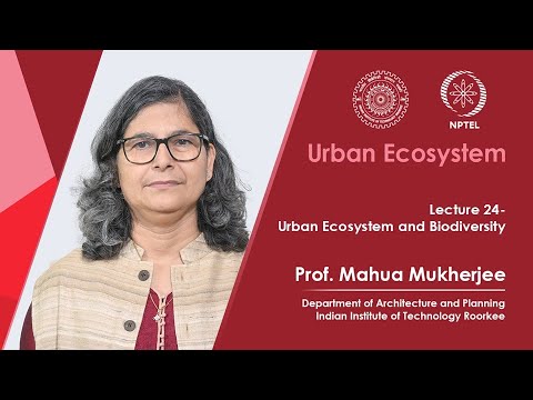 Lecture 24: Urban Ecosystem and Biodiversity