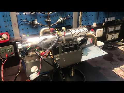 Yachtheizung ,Testlauf und Regelung Ardic 432