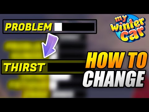 How to GET RID OF ALCOHOLISM (PROBLEM BAR) & TURN IT INTO THIRST - My Winter Car