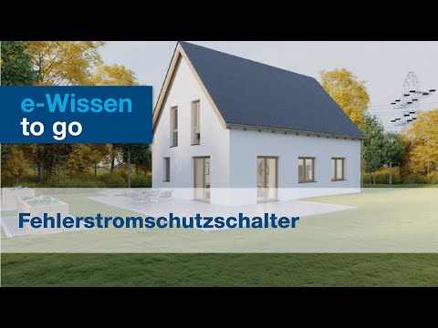 Schutzgeräte: Fehlerstromschutzschalter – Aufbau + Funktion des FI-Schalters (RCD) (e-Wissen to go)