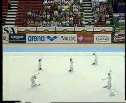 Tamara Yerofeeva Sevilla 98 5 balls routine Ukraine