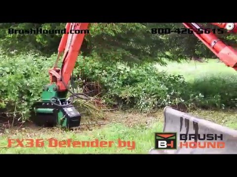 FX36 Defender Mulcher Operation