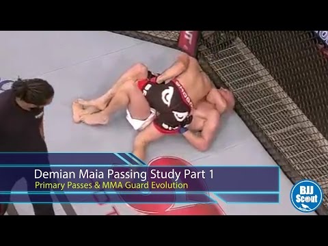 BJJ Scout: Demian Maia Study Part 1 - Primary Passes & MMA Guard Evolution