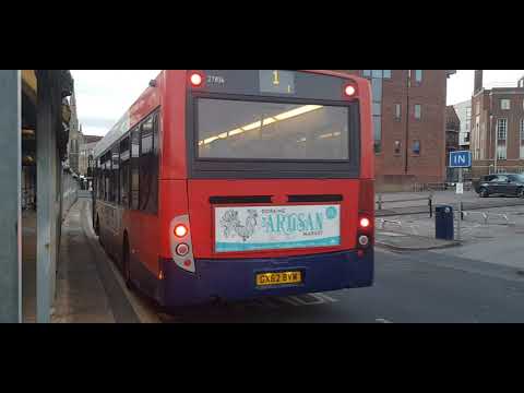 Here is the stagecoach bus 27836 on the number 1 in Guildford Thursday 23 June 2022