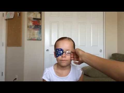 Using a Patch to help improve lazy eye vision for Olivia (6 years)