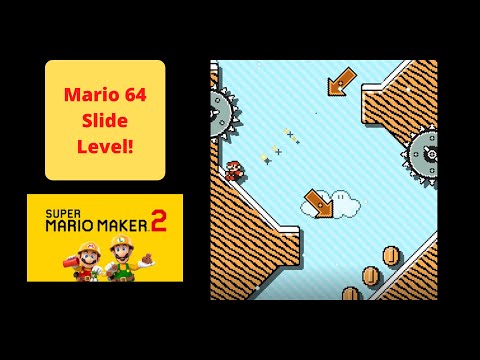 Super Mario Maker 2 - Mario 64 Slide