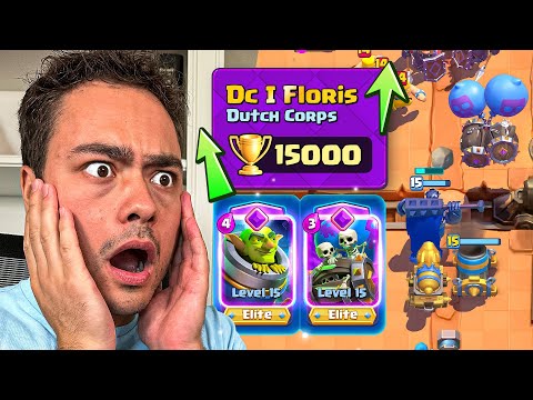 15.000 Trofeeën Pushen op Clash Royale!!