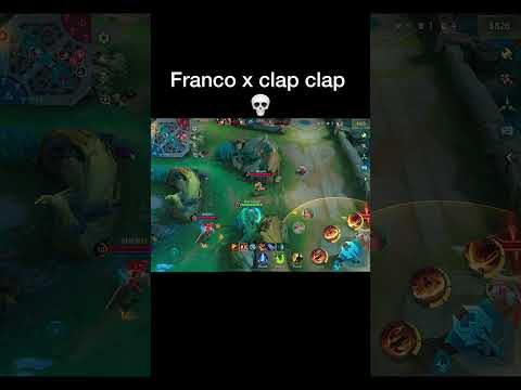 Franco clap clap Layla 💀 #shorts #viral #mlbb #mobilelegends #franco 