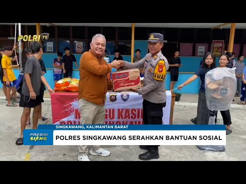 PROGRAM MINGGU KASIH POLRES SINGKAWANG TUMBUHKAN KEPEDULIAN SOSIAL