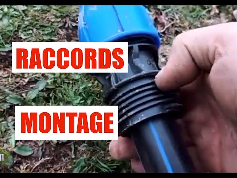 Raccords à compression pour tuyau PE, attention aux fuites