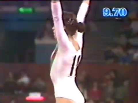 1983 GBR-BUL gymnastics, women