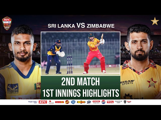 1st Innings Highlights | Sri Lanka vs Zimbabwe | Match 02 | Tri Nation Series | PCB | M2T1U
