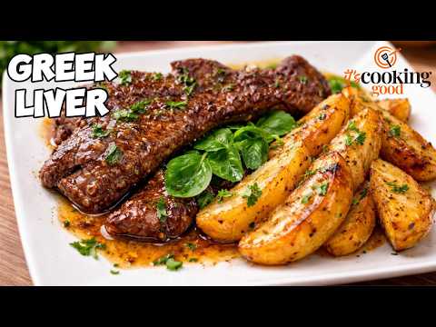 Greek Calves Liver with Lemon Potatoes | Tender, Zesty & Full of Mediterranean Flavour!