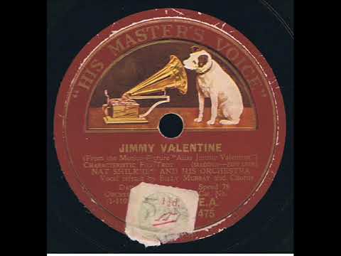 Jimmie Valentine : Nat Shilkret and His Orchestra 1928