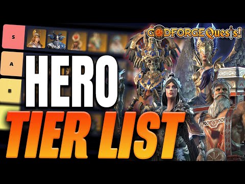 Ranking All Legendary Heroes in Godforge Quest | Who should you pick? | Tier List