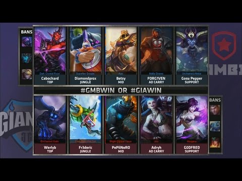 GMB vs GIA Game 2 Highlights - GAMBIT GAMING vs GIANTS GAMING - Week 7 EU LCS SUMMER 2015