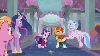 Kadr z teledysku Så att vänner kan skapa magi [The Magic of Friendship Grows] tekst piosenki My Little Pony: Friendship Is Magic (OST)