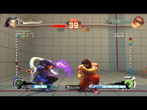SSF4 AE 2012: rosetukaidesu (Rose) vs Kiyomatsu (Guy) - Xbox Live Ranked Match