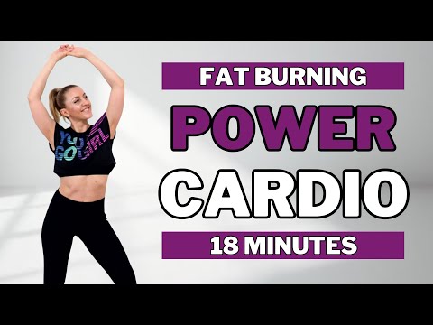 🔥18 Min CARDIO FAT BURN🔥POWER CARDIO for WEIGHT LOSS🔥KNEE FRIENDLY🔥NO JUMPING🔥