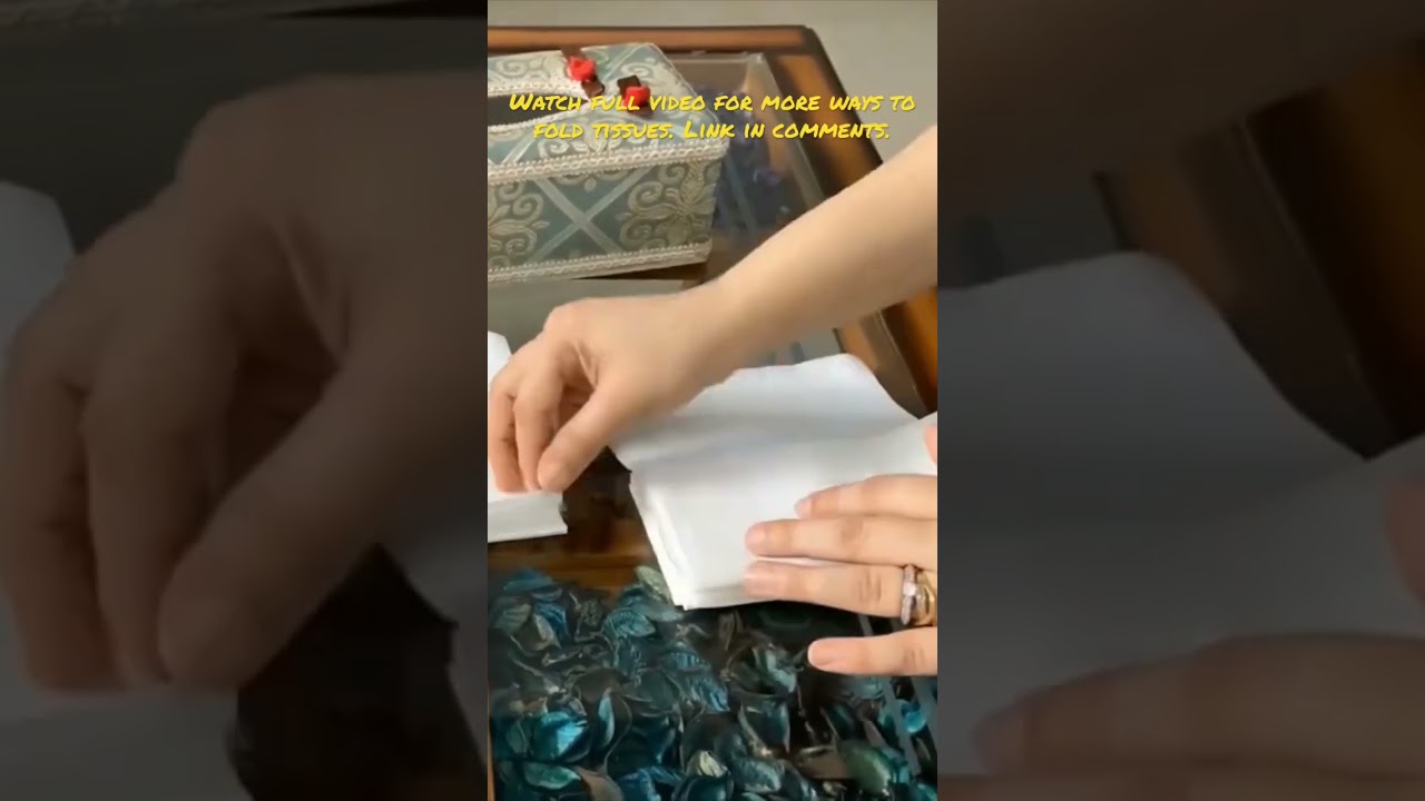 How to set tissue paper #shorts