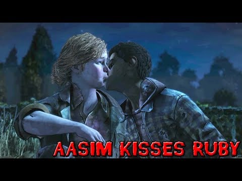 Walking Dead Final Season - Aasim kisses Ruby [Model Swap]