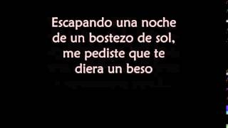 La Oreja de Van Gogh - Con La Carita Empapada (Letra)