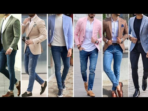 How To Style Blazer With Jeans | Casual Men's Fashion...