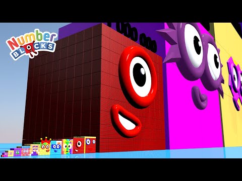Looking for Numberblocks Cube From 1 to 1331 vs 1 MILLION to 1331 BILLION HUGE Standing Tall Number
