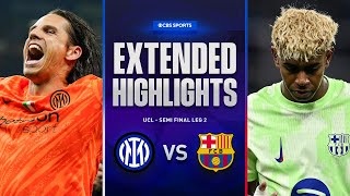 Inter vs. Barcelona: Extended Highlights | UCL Semi-final Leg 2 | CBS Sports Golazo