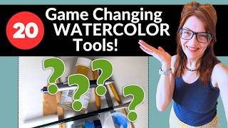 Top 20 Must Have Accessories (Watercolor Supplies for Beginners!)