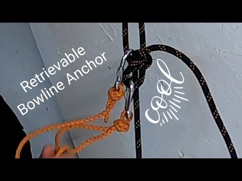 How to Rig a Retrievable Rappelling Anchor | Bowline