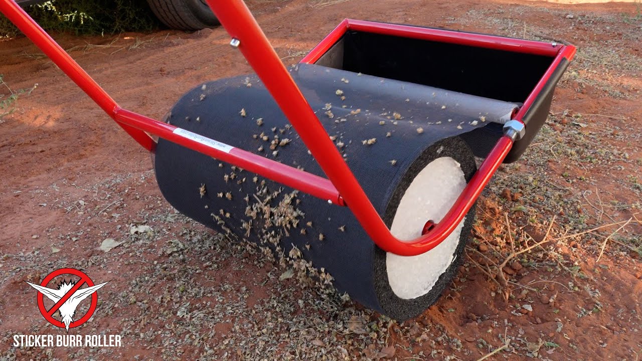 Sticker Burr Roller in action