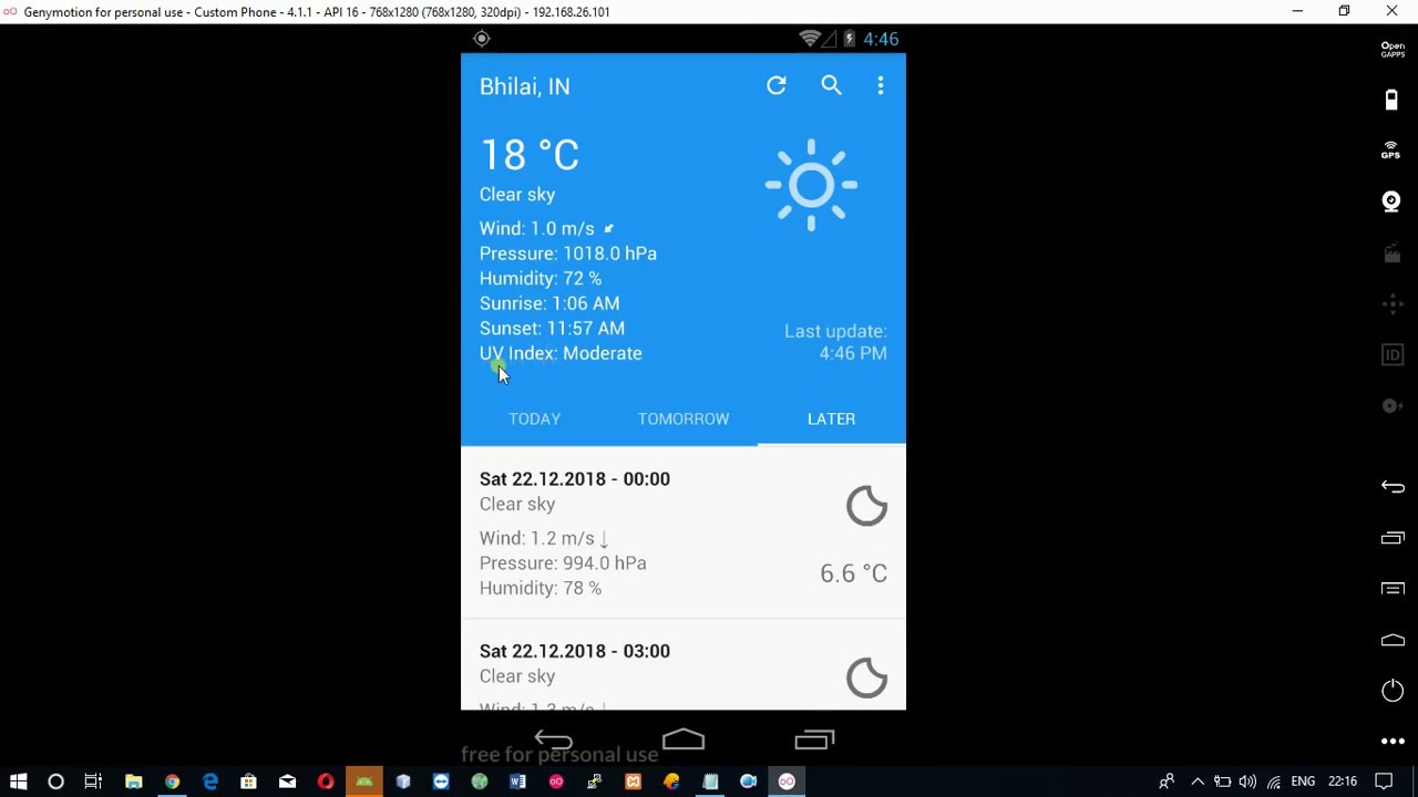 Android Weather App Project with Source Code
