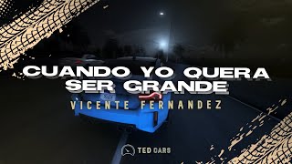 Vicente Fernandez - Cuando yo quería ser grande (Letra)