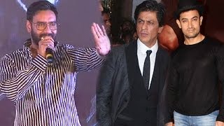 Here's How Ajay Devgn Reacted When Compared With Aamir Khan And Shah Rukh Khan