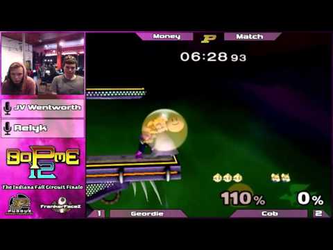 BoPME 12 Melee - Jordy (Fox) vs. Cob (Peach) Bo7 Money Match