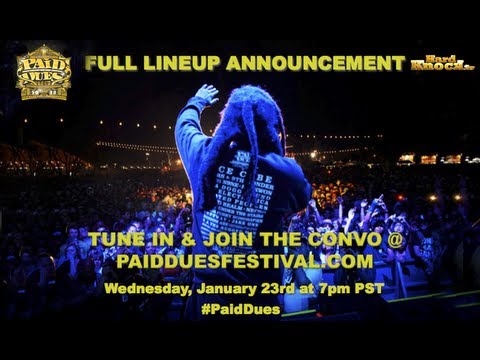 Murs announces full Paid Dues Line up, talks to fans + special surprise