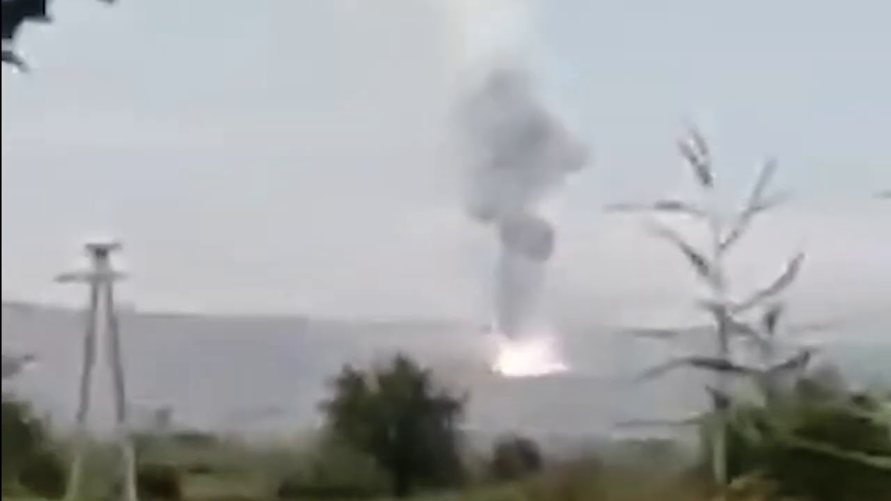 ТОС-1 ծանր հրանետային համակարգի խոցումը