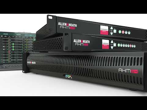 Allen & Heath Serie AHM: Procesadores matriciales de audio para instalación (subtitulado)